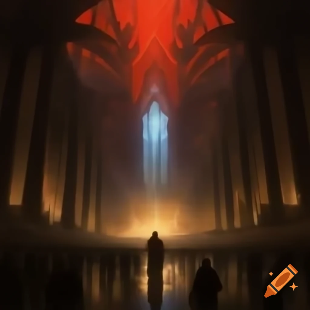 Mysterious visions of multiple futures with enemies surrounding