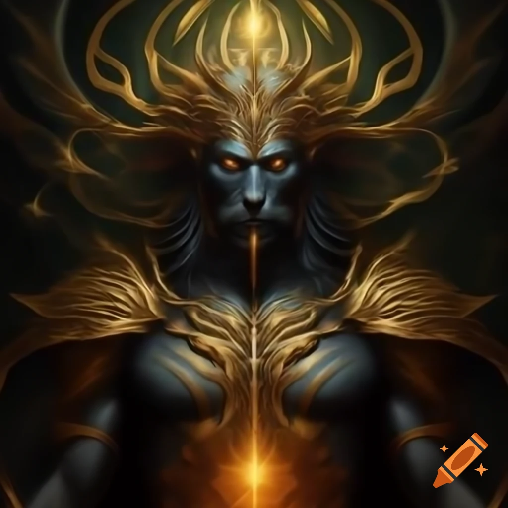 Astral god representing stillness