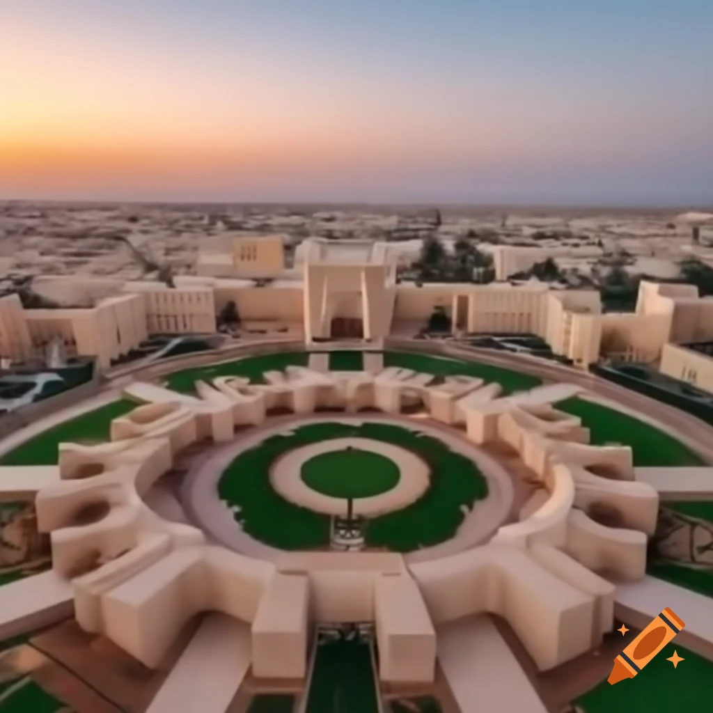 School logo design for Tripoli College with historical Libyan influence