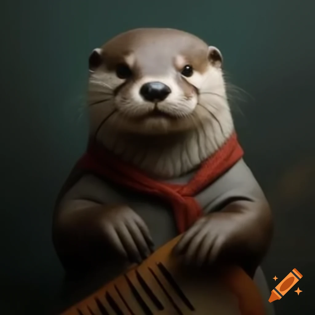 Otterpunk theme with otters and creative elements