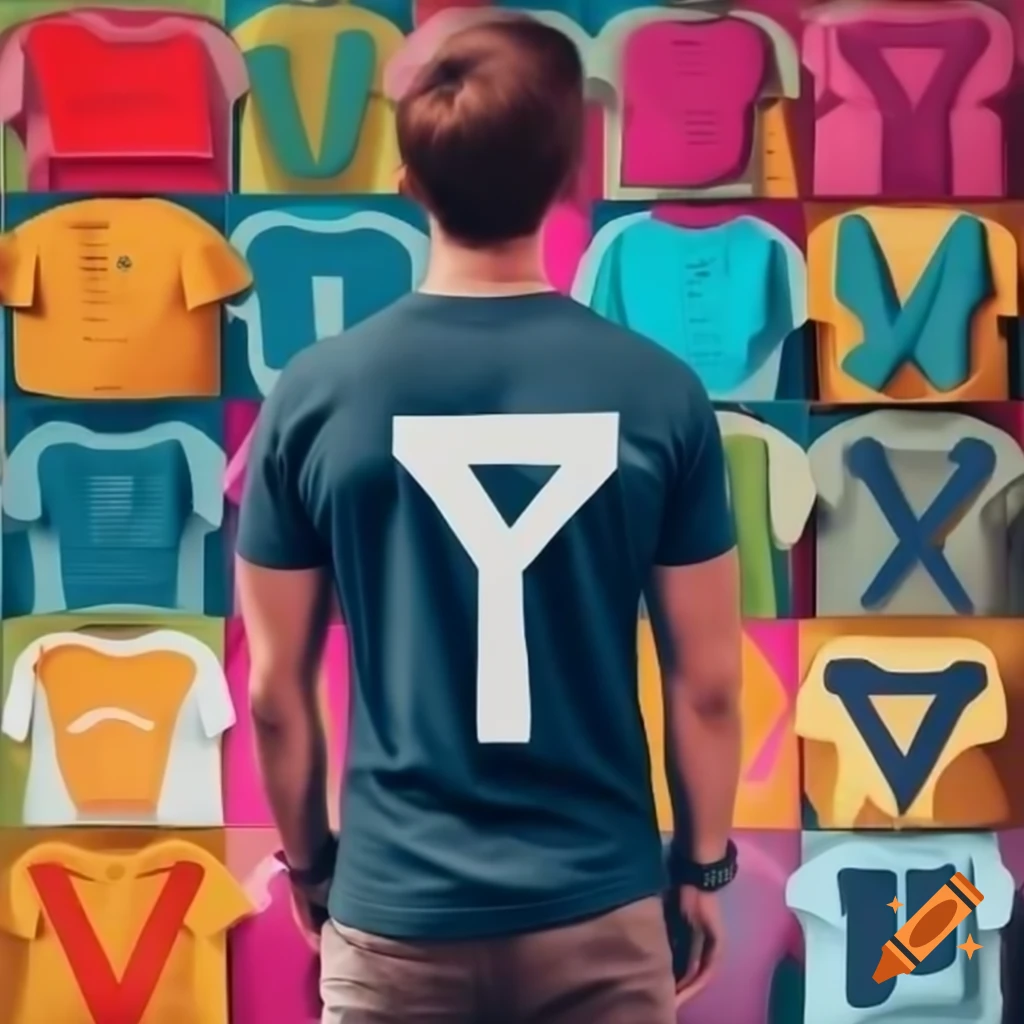 Stylish background for custom shirt company featuring names