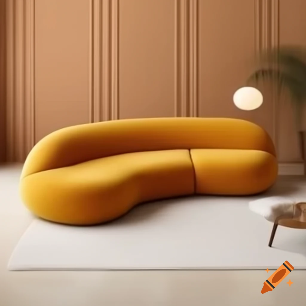 Organic shape sofa design