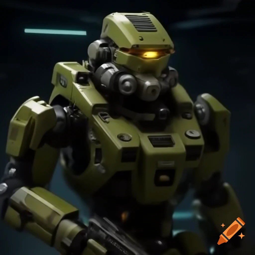 Mech pilot design from Titanfall 2 game