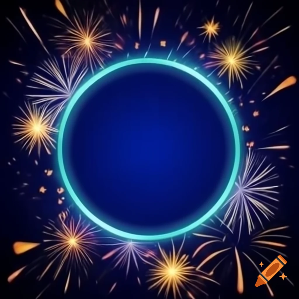 Diwali fireworks creating a vibrant gradient background