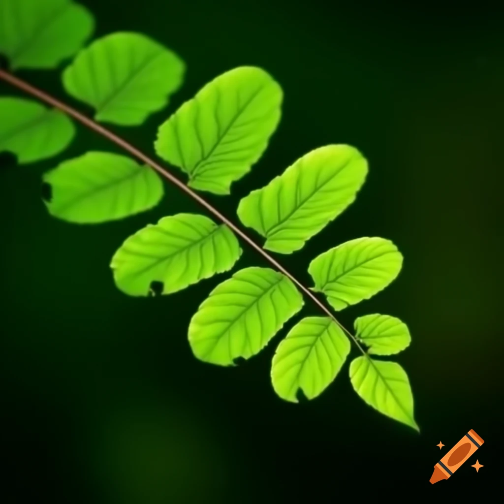 Single leaf against a neutral background
