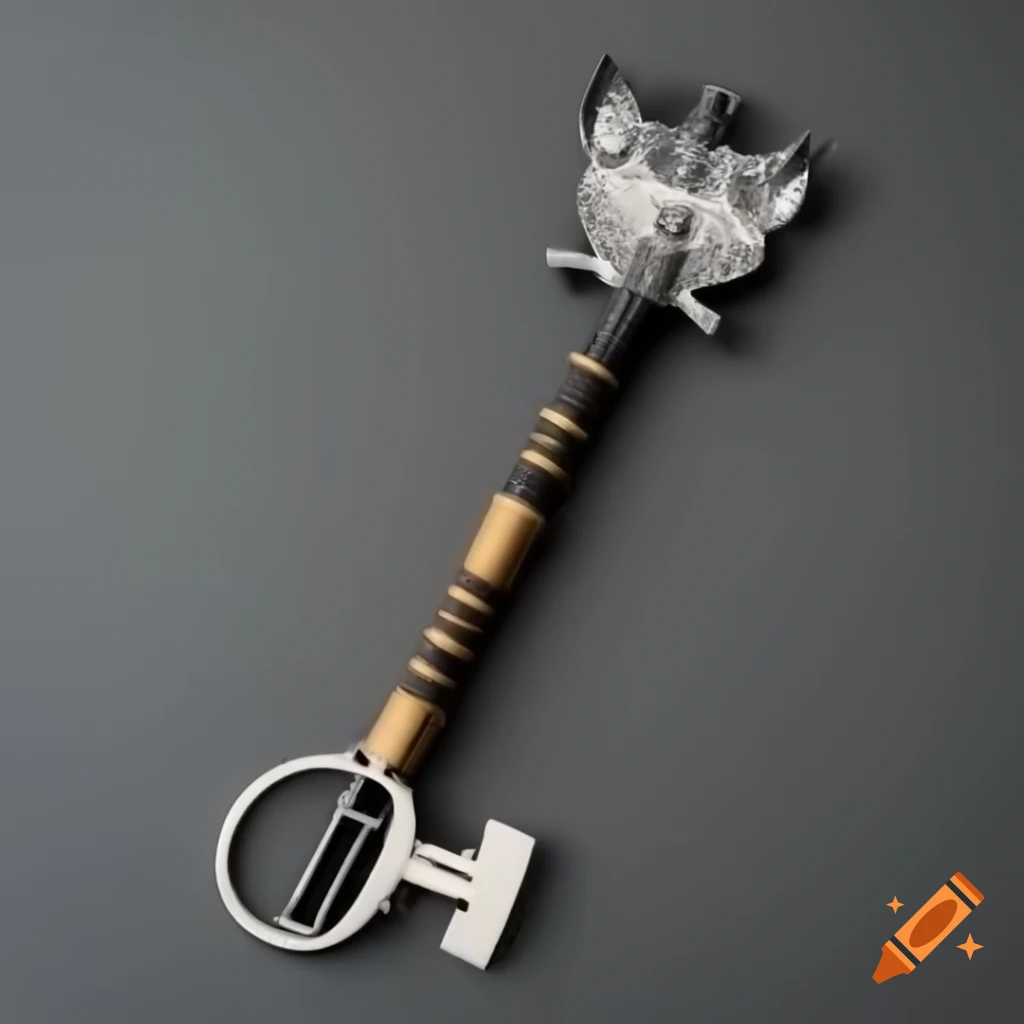 Wolf-themed keyblade design concept