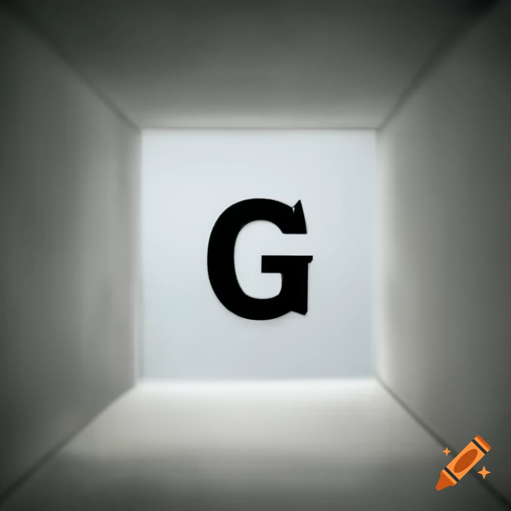 Letter G with "Griswold essay" text on light grey background