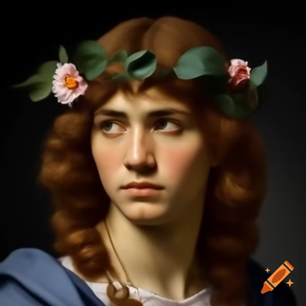 Dramatic Renaissance portrait of youthful Arab gentleman by Sandro Botticelli