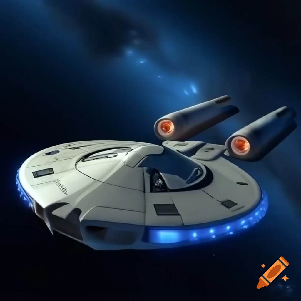Futuristic starship design