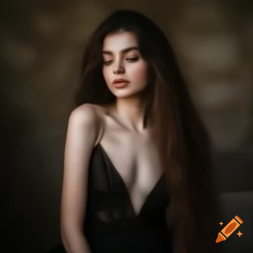 Portrait of a beautiful young woman