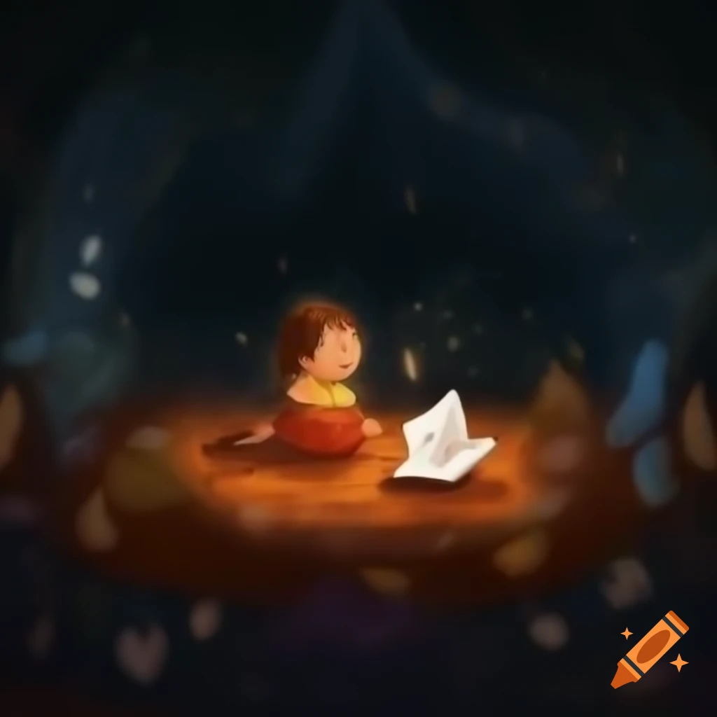 Peaceful musical performance scene