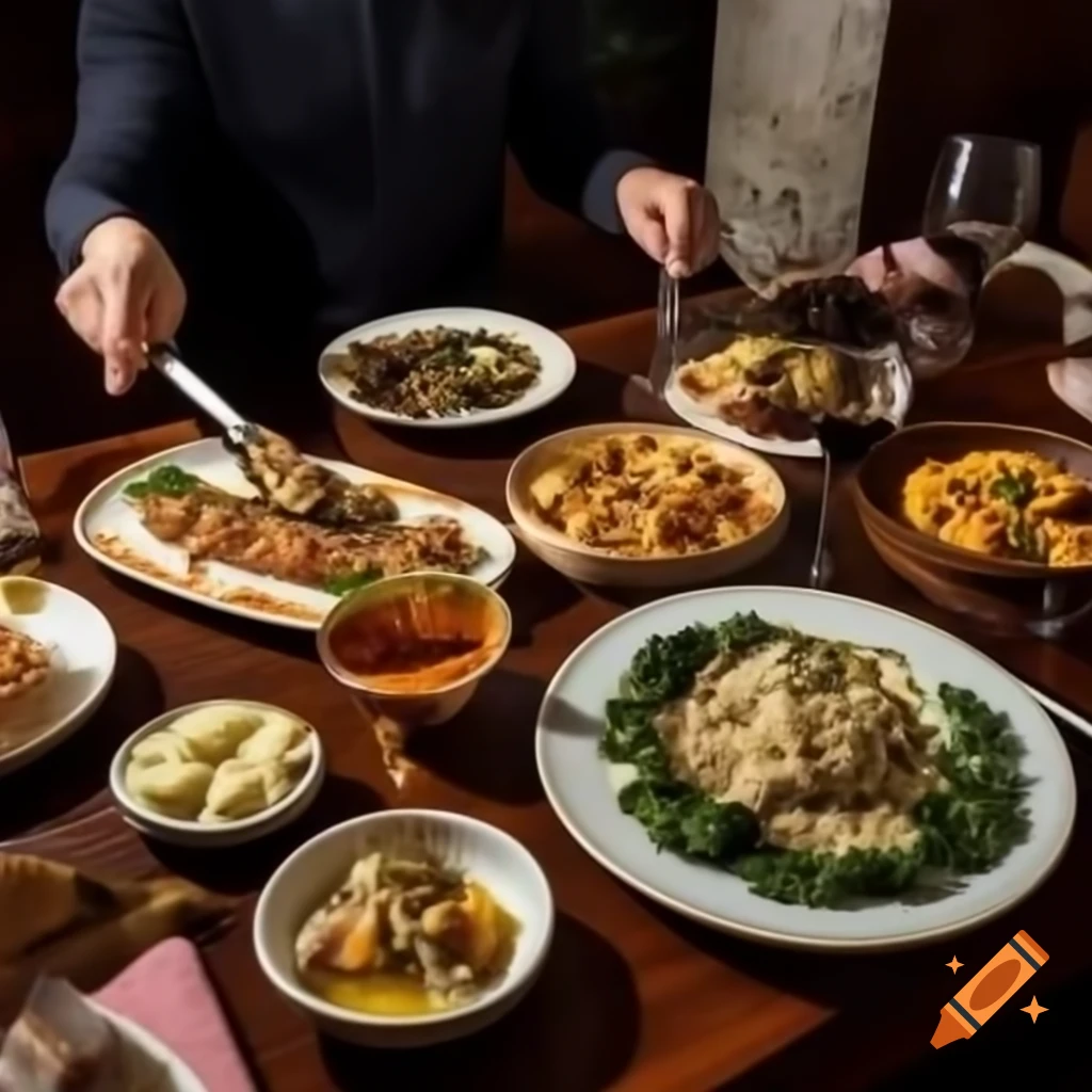 Variety of Greek dishes served in cozy tavern setting