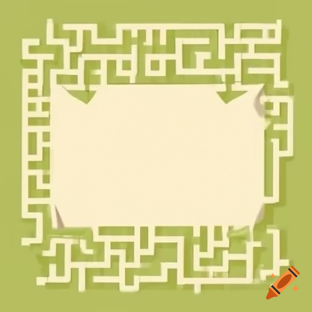 Profile banner for a maze game featuring intricate maze design