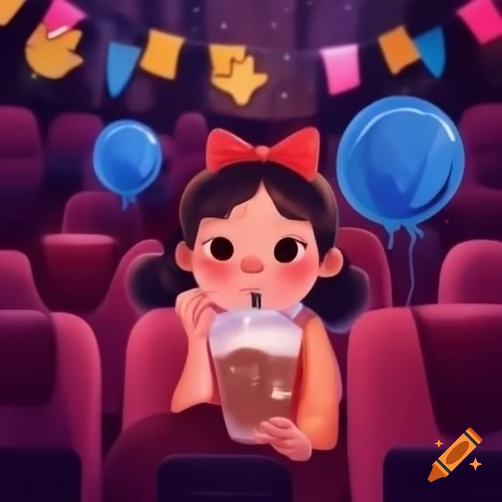 Birthday Celebration With Bubble Tea At The Cinema On Craiyon birthday-celebration-with-bubble-tea-at-the-cinema-on-craiyon