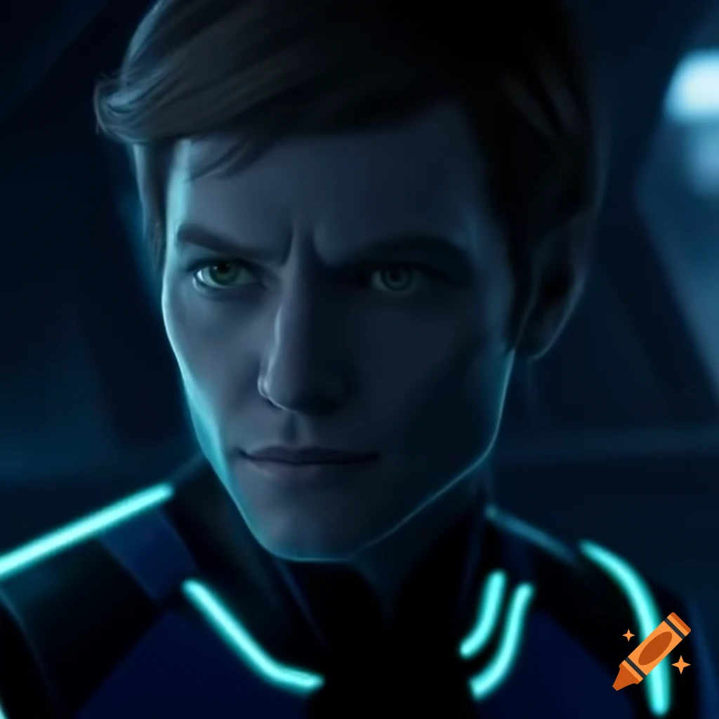 Human character inspired by Beck from Tron: Uprising