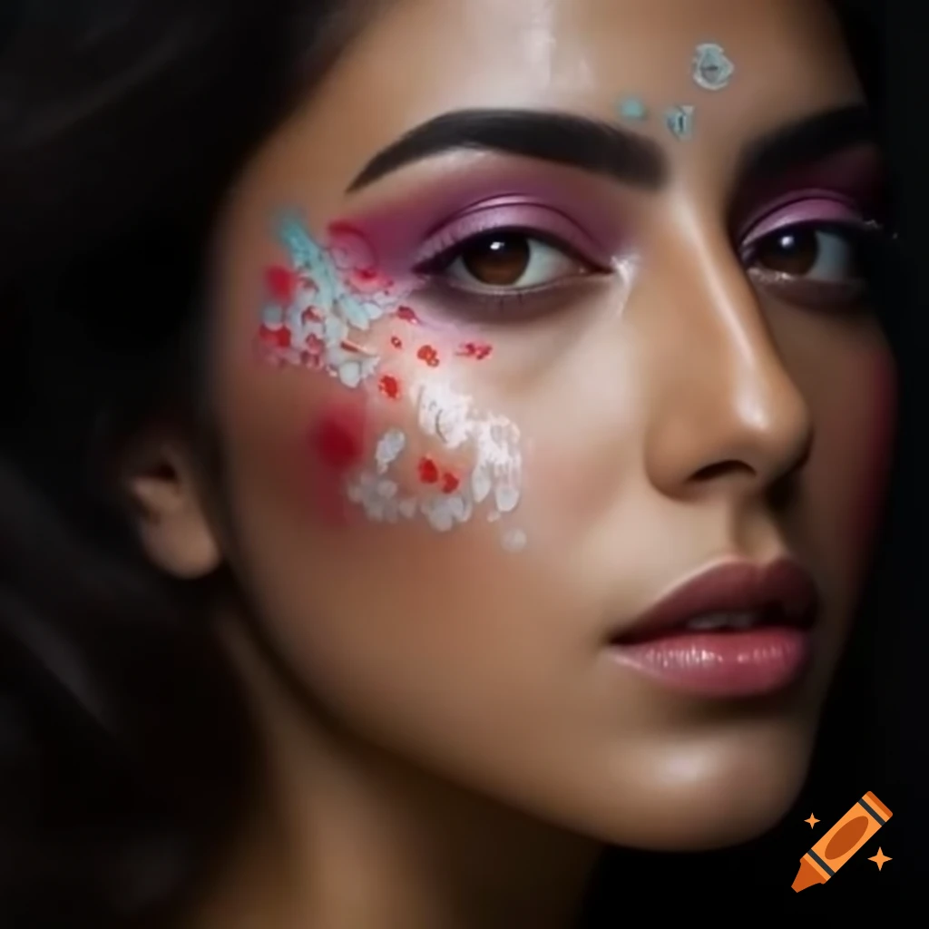 Young multi-ethnic woman with Japanese and Iranian features in Instagram profile photo