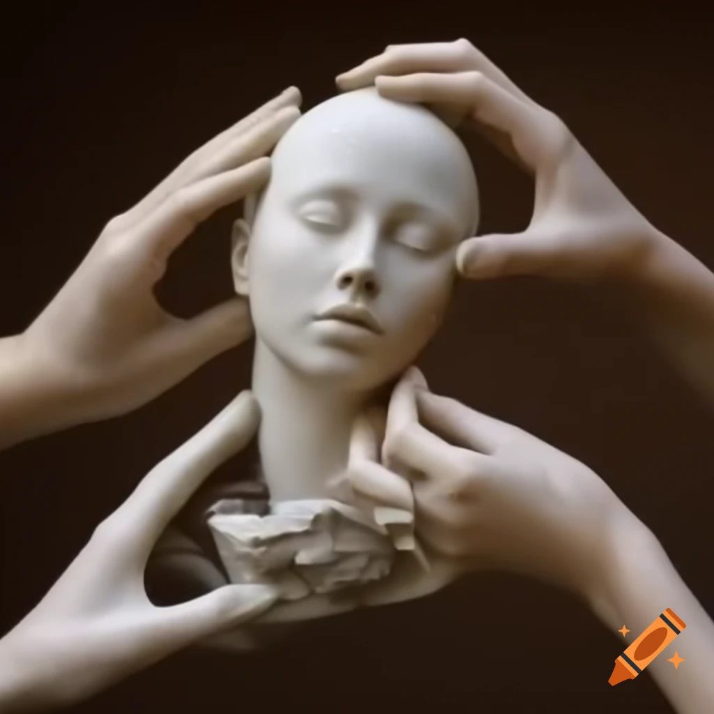 Hands sculpting with clay, showcasing creativity and craftsmanship