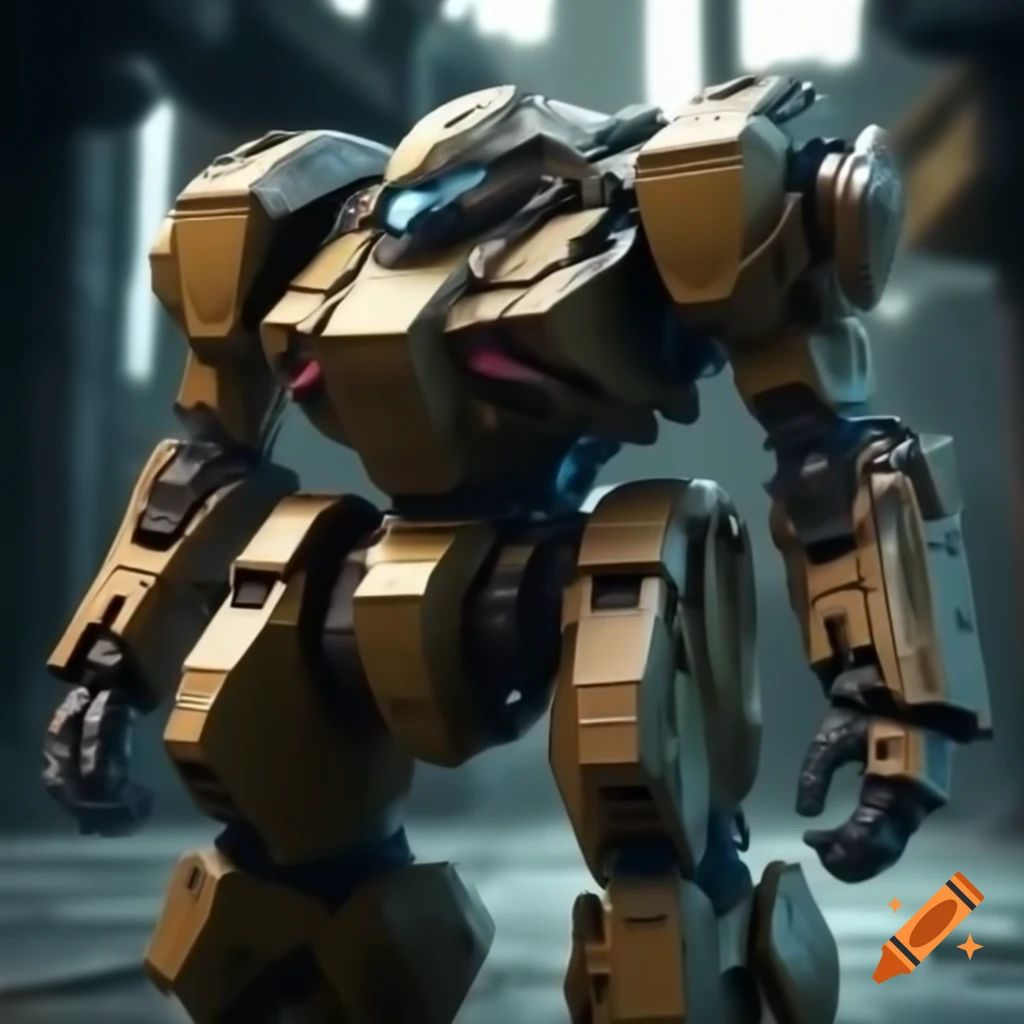 Intricate creative mecha design