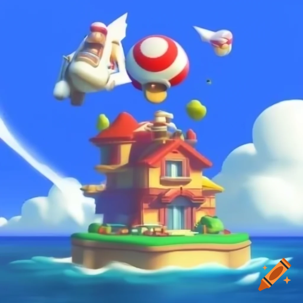 Colorful House Design Inspired By Mario World On Craiyon colorful-house-design-inspired-by-mario-world-on-craiyon