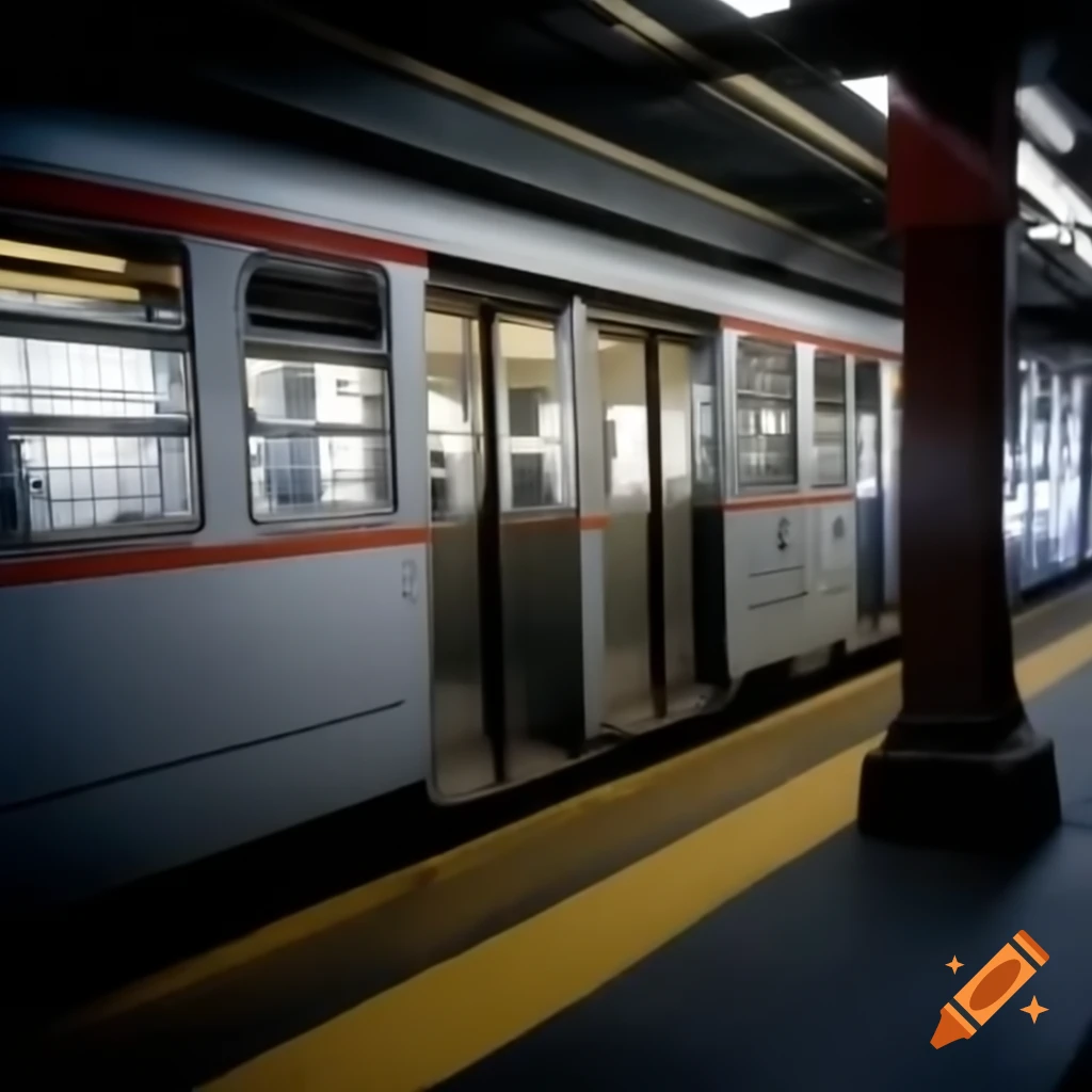 4-Car GATA LRV trolley entering Underground Liberty Street Station in Galieotropolis