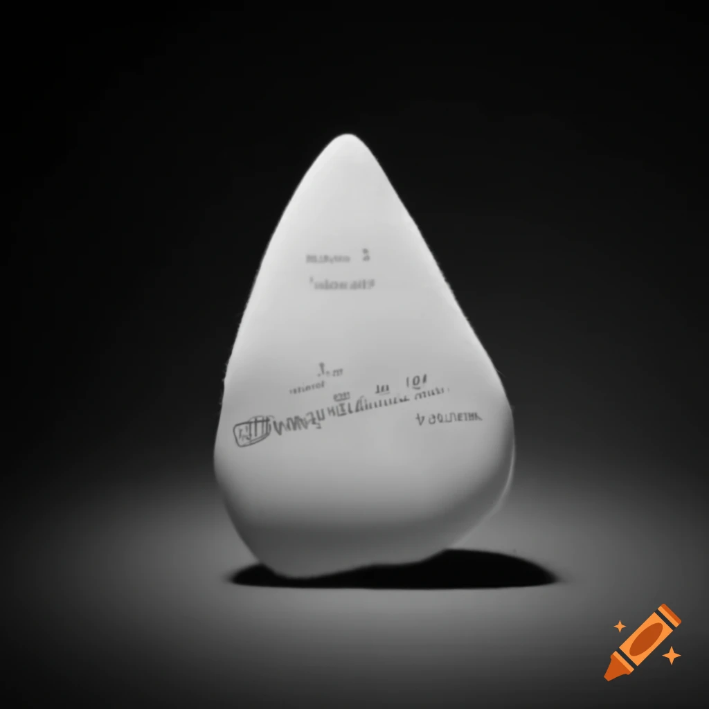 Symbolic white stone with new name inscribed, representing personal significance