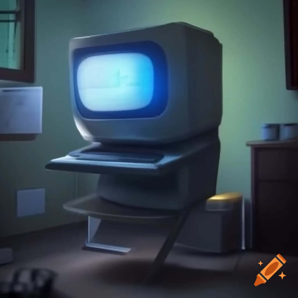 Vintage Retro Television Set On Craiyon