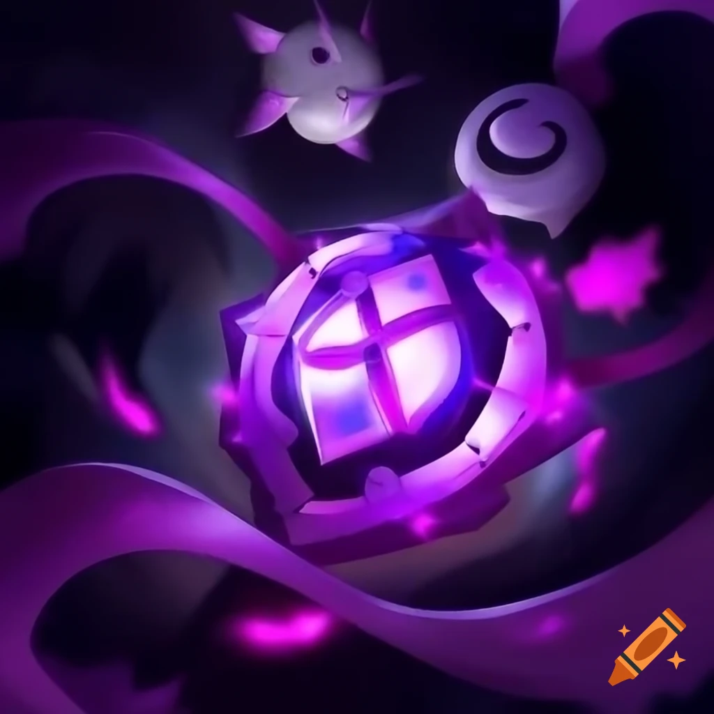 Purple and pink badge with flowers and a skull, representing Fairy and Poison type Pokemon