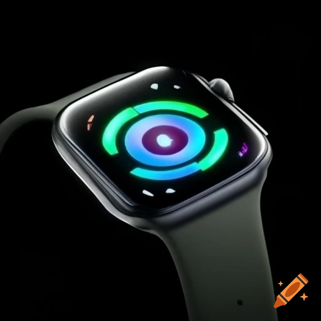 Apple Watch Ultra projecting hologram