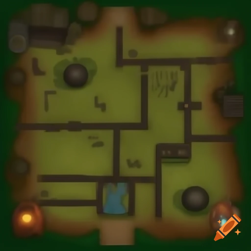 Map design for an old west style RPG game