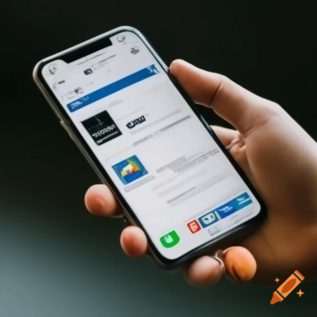 Smartphone showing loyalty program registration app being used by young customer