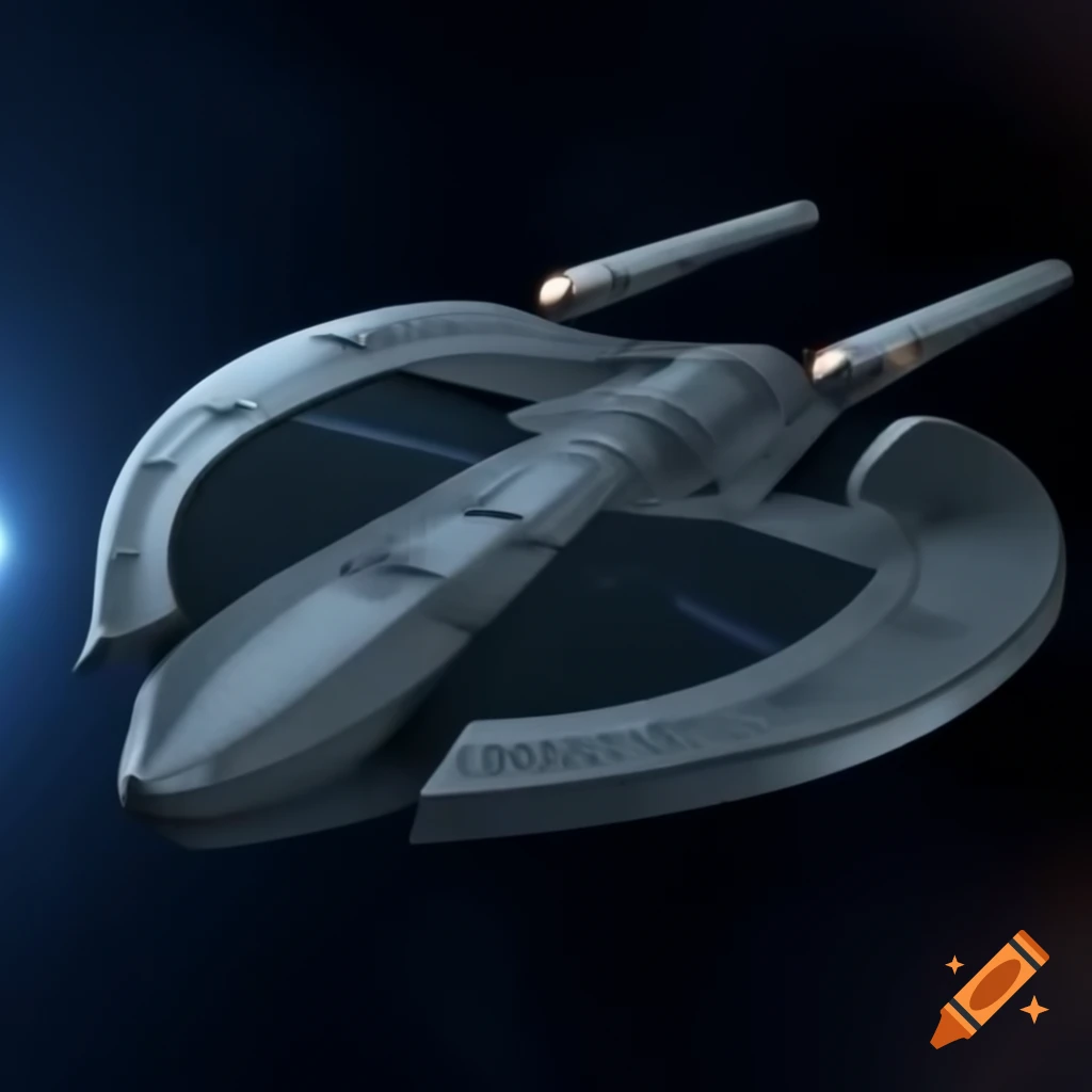 Futuristic starship design