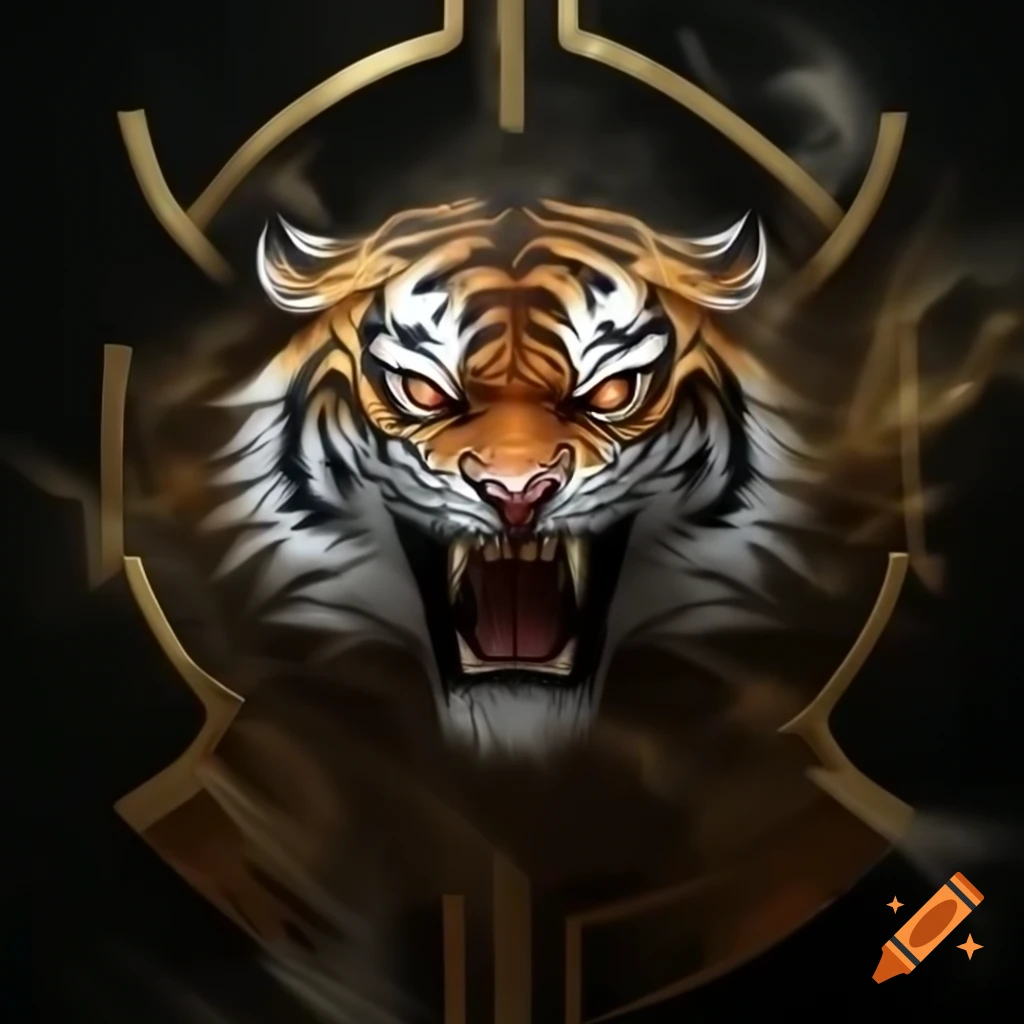 VENTAL logo featuring Amur tiger with elegant gold detailing