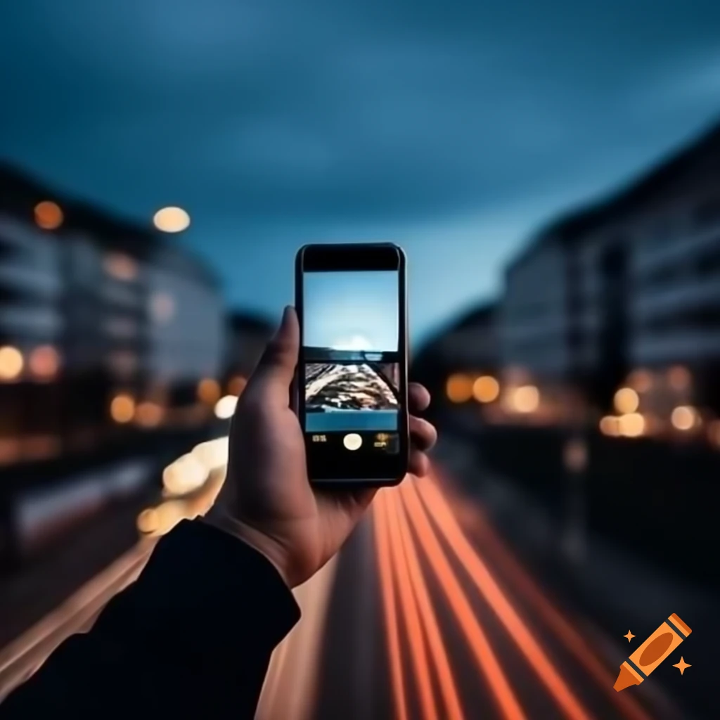 Voucher for smartphone photography course with overnight stay in Mannheim, featuring text elements and building excerpts, A4 landscape format