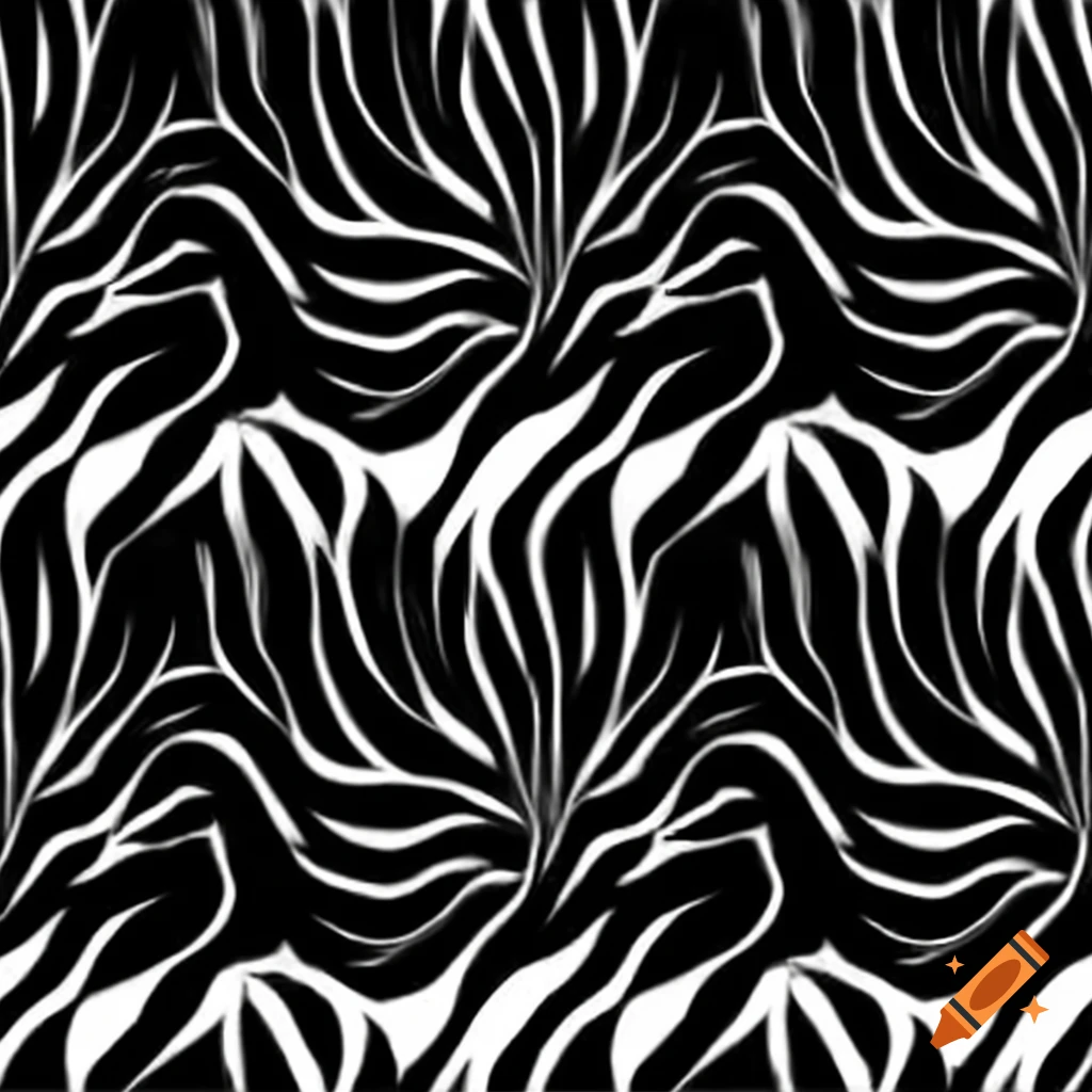 Seamless zebra stripes pattern