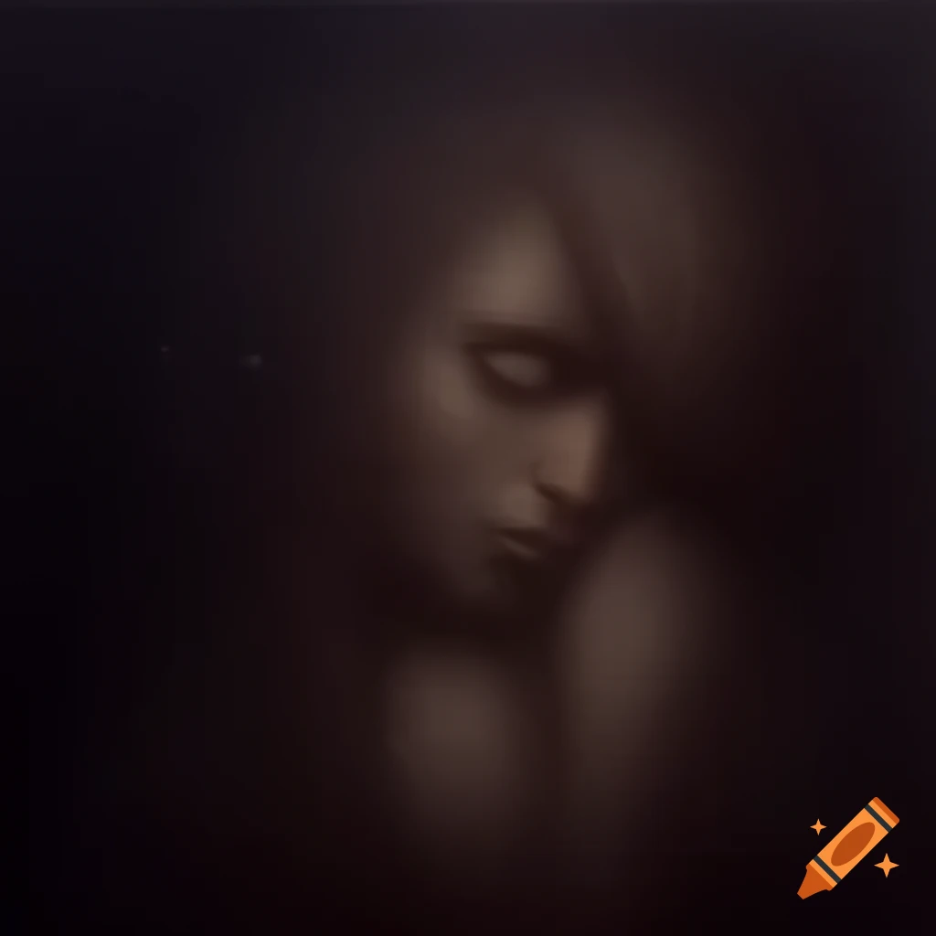 Emotional expression reflecting sorrow and contemplation
