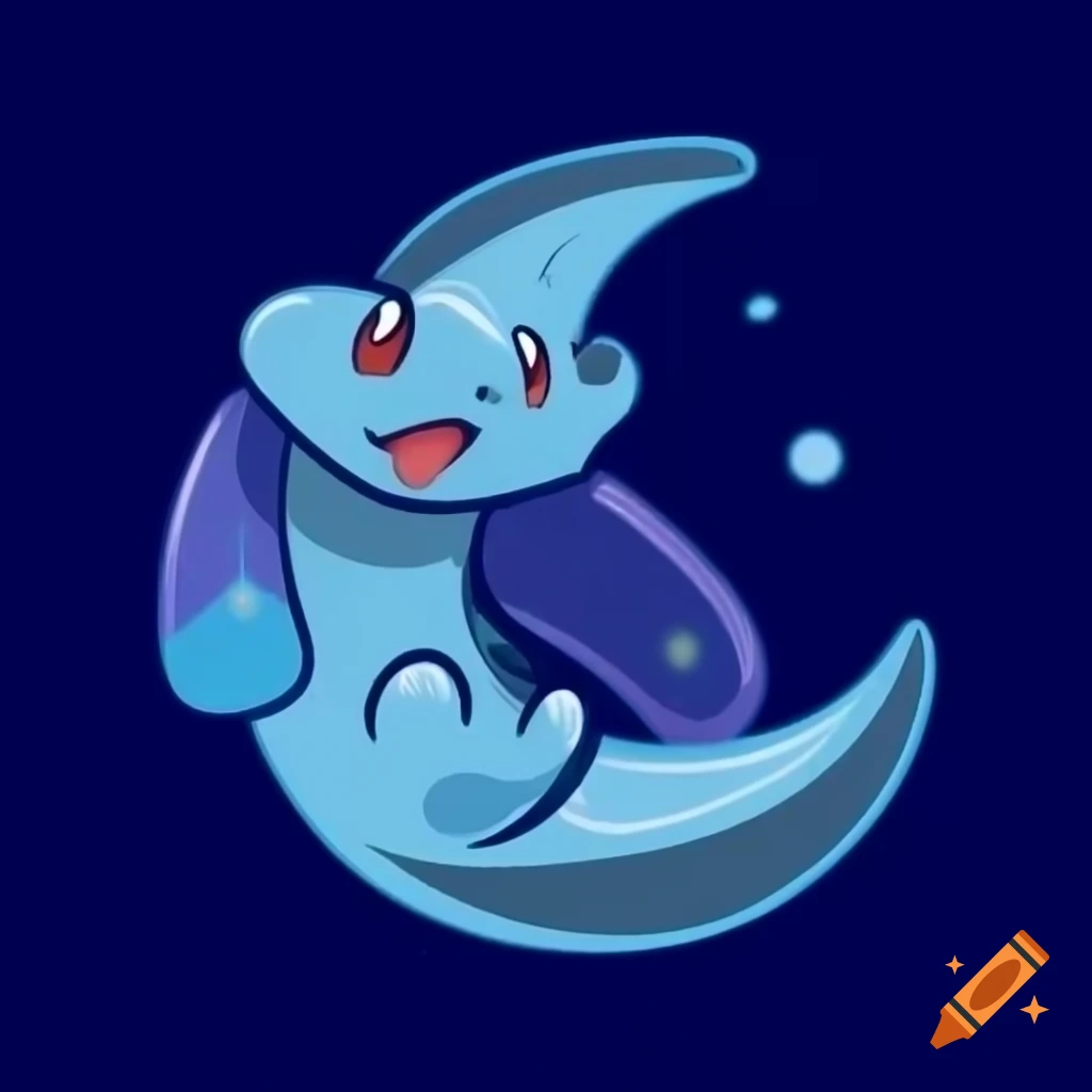 Moon-themed Pokémon character