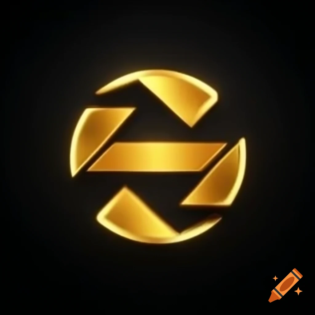 Golden sphere logo design