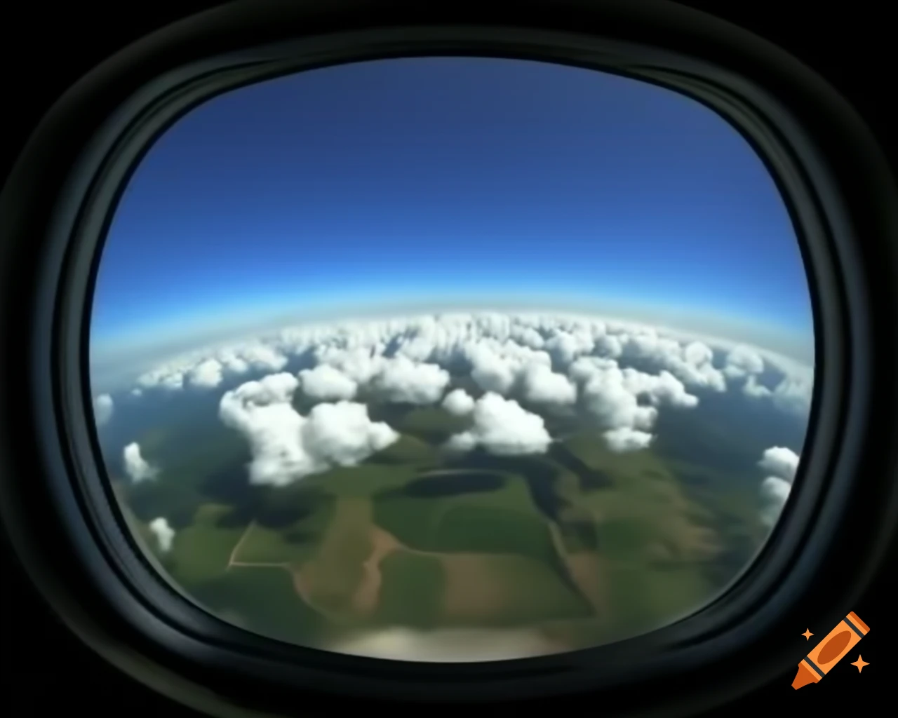 Panoramic view of an open field in photorealistic 3D render with clouds