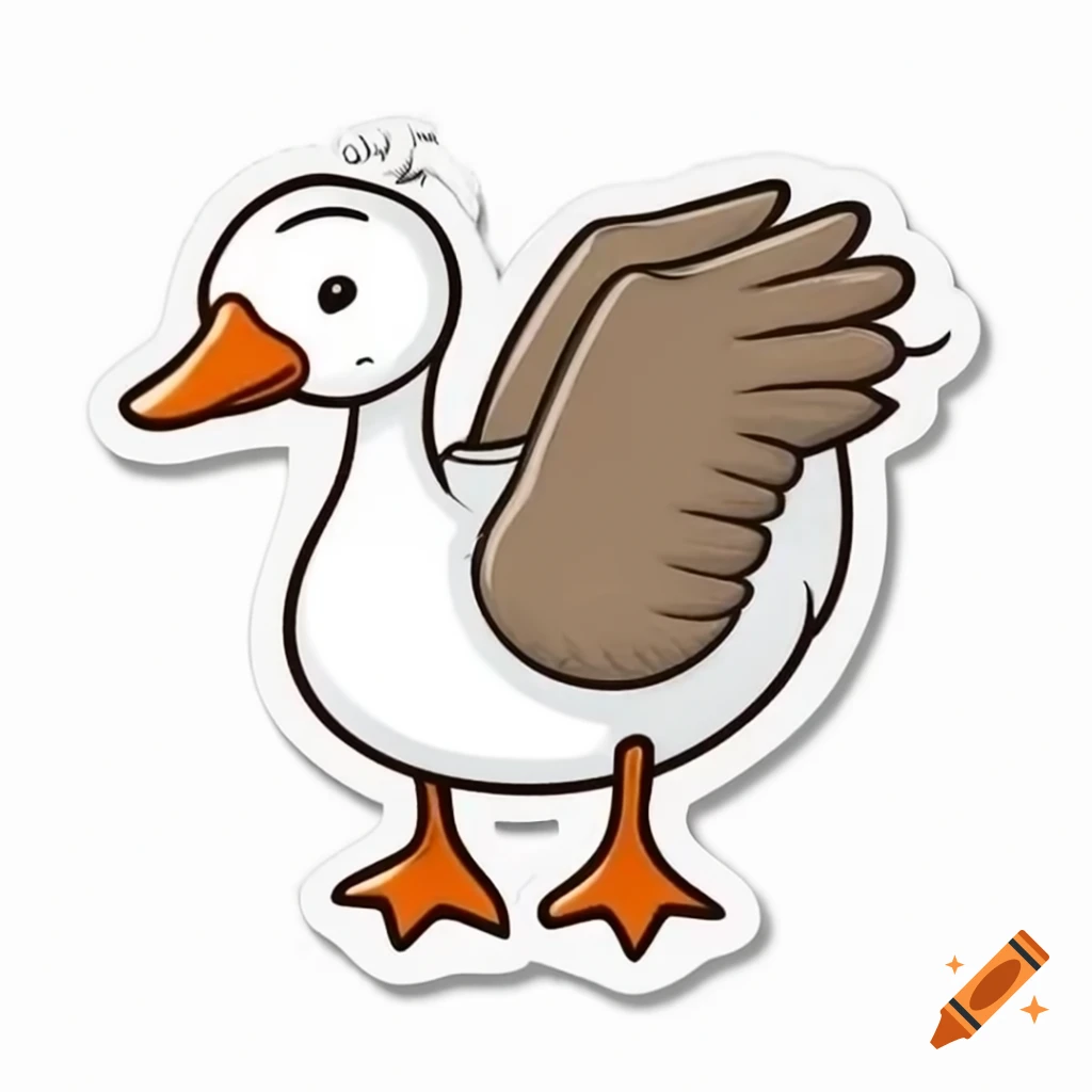 Cute Cartoon Crow Flying In Front Of The Sun Sticker Illustration On cute-cartoon-crow-flying-in-front-of-the-sun-sticker-illustration-on