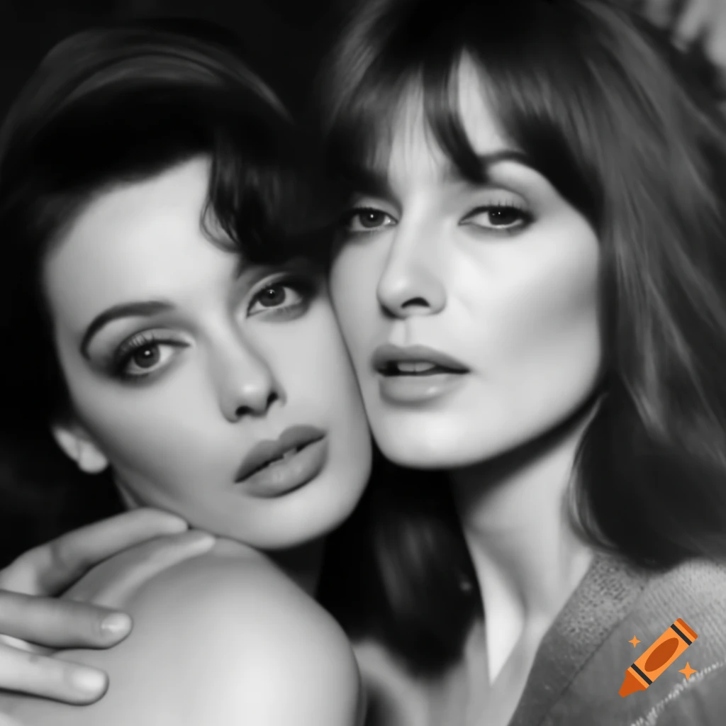 Hyper-realistic portrait of a beautiful young European actress reminiscent of classic Hollywood