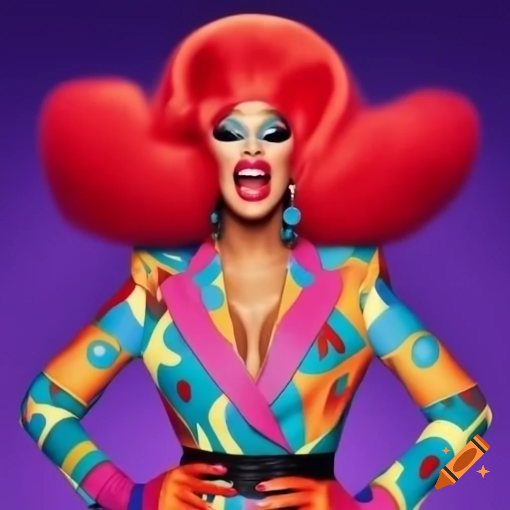 Ivana B. Fabulous in colorful, whimsical outfit representing goddess of laughter