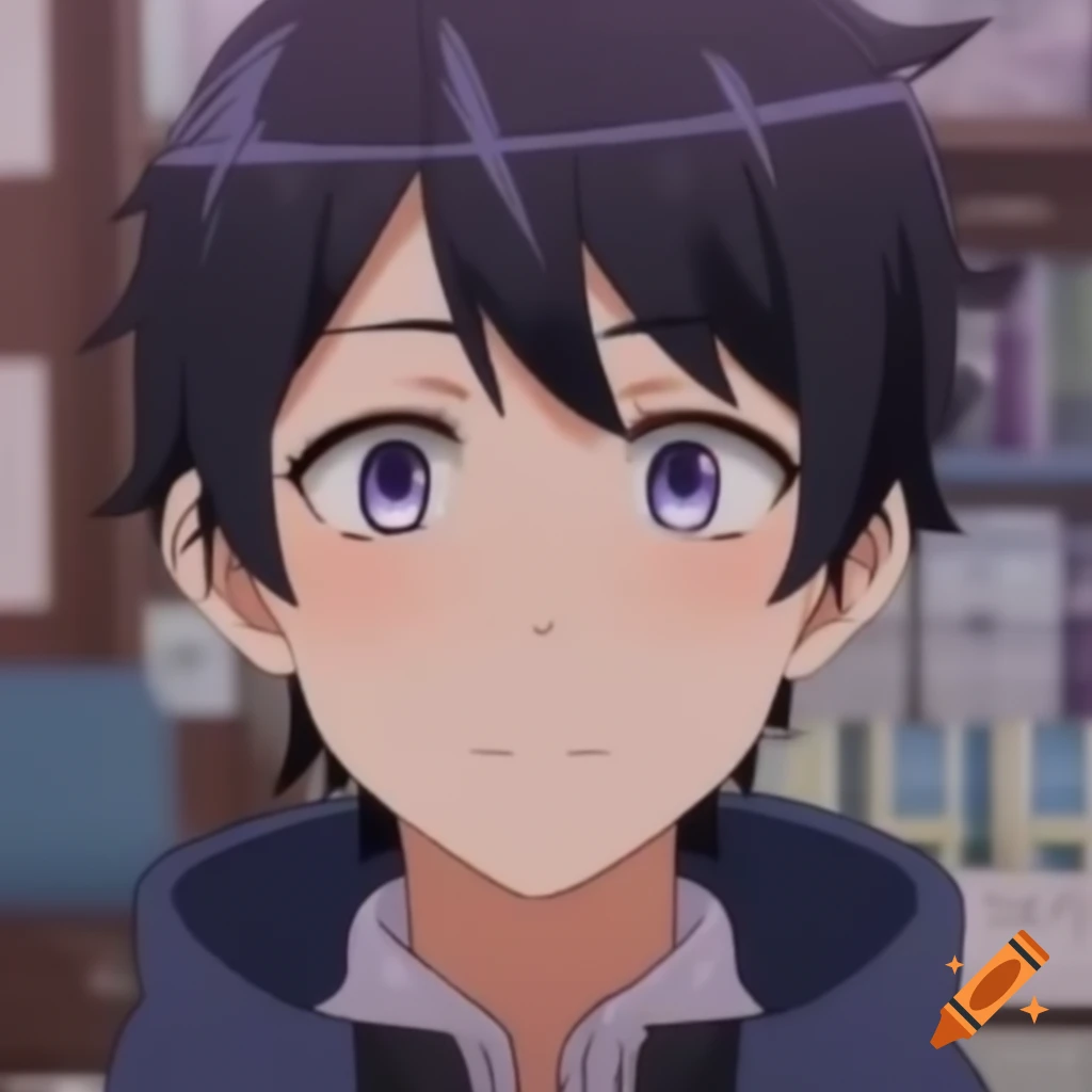 Tired anime man character available for adoption