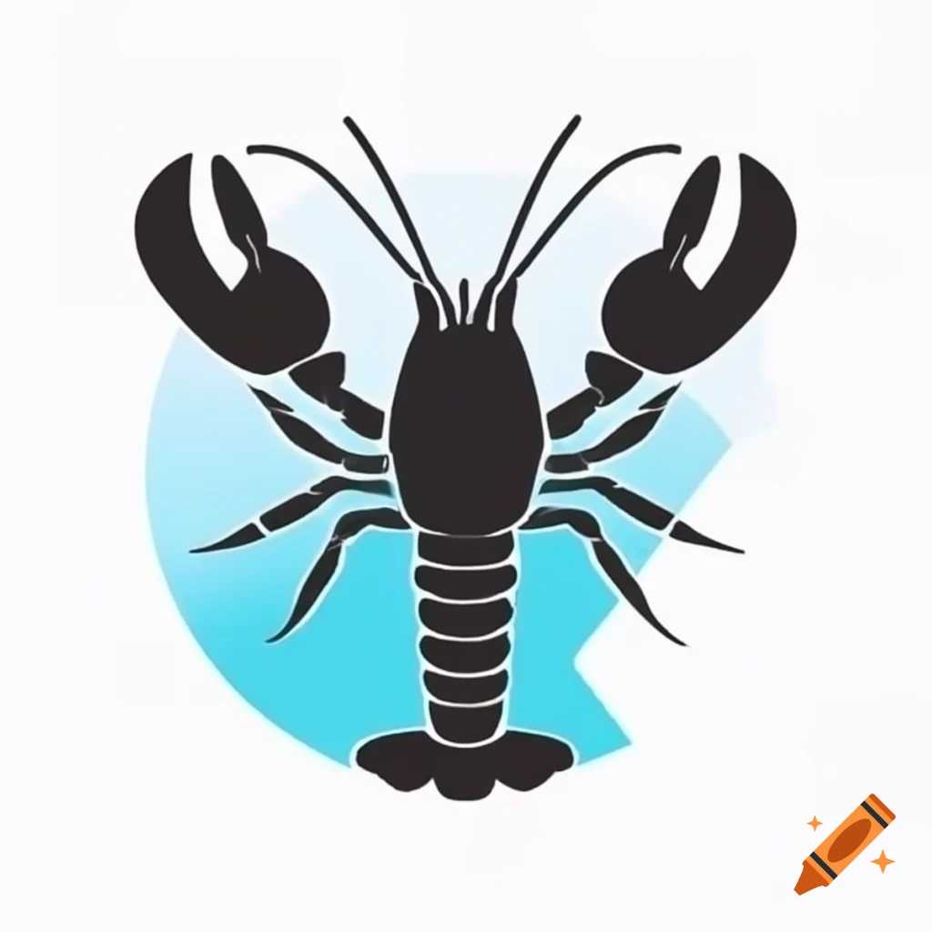 Comic book style river crayfish electrician in hardhat