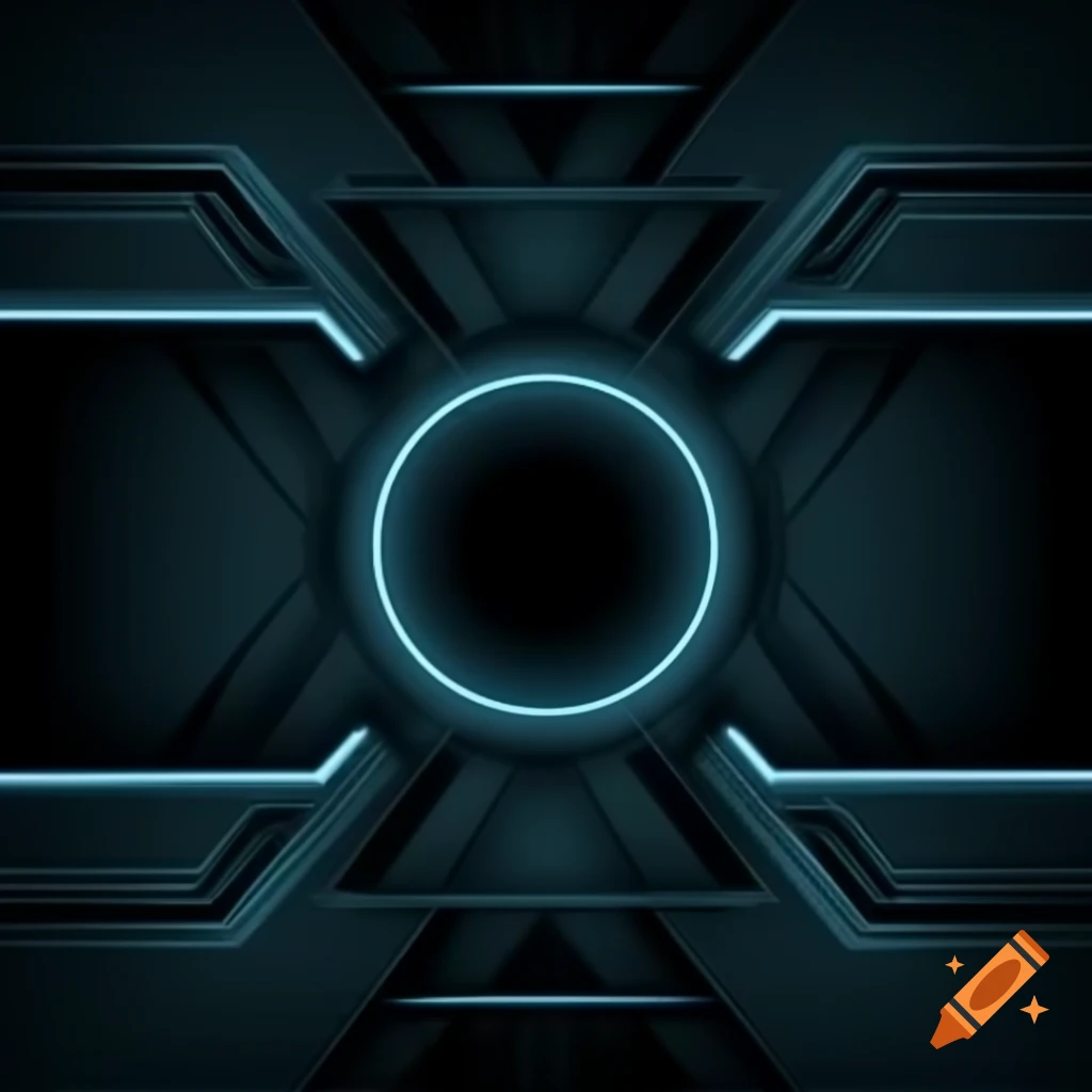 Gray cyberpunk background scene