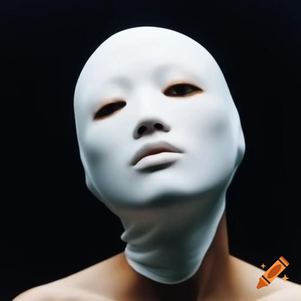 Eerie Figure Wearing A White Mask On Craiyon Eerie Figure Wearing A White Mask On Craiyon