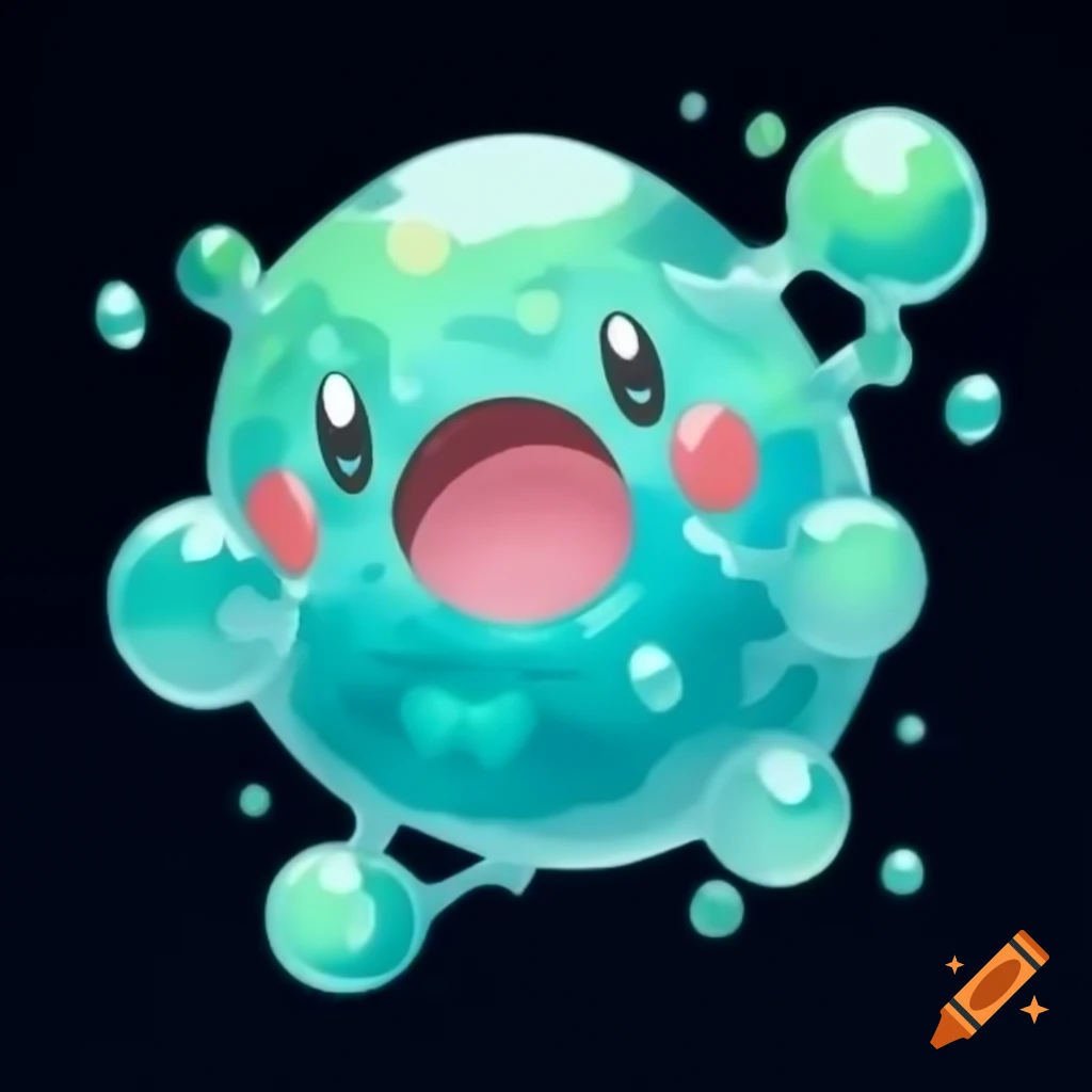 Slime-based Pokemon character design