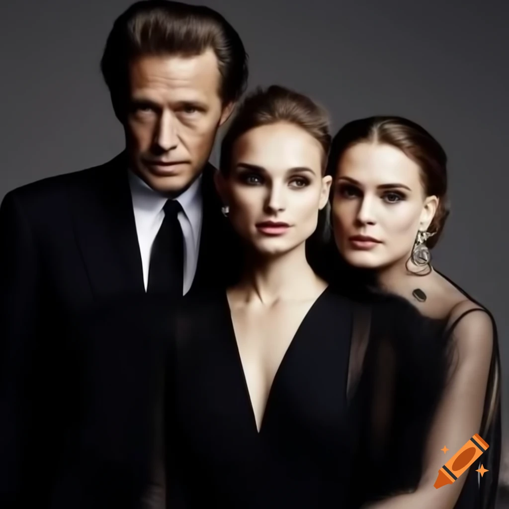 Hyper-realistic portrait of young European actress resembling iconic Hollywood stars