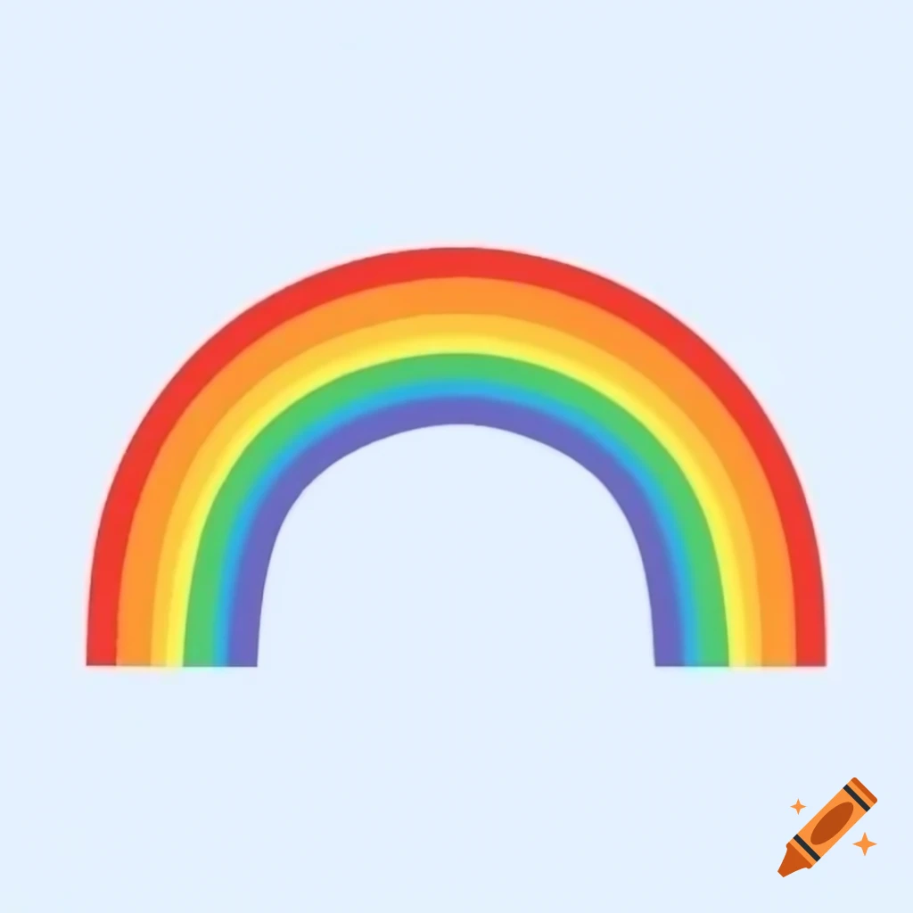 Colorful rainbow artwork