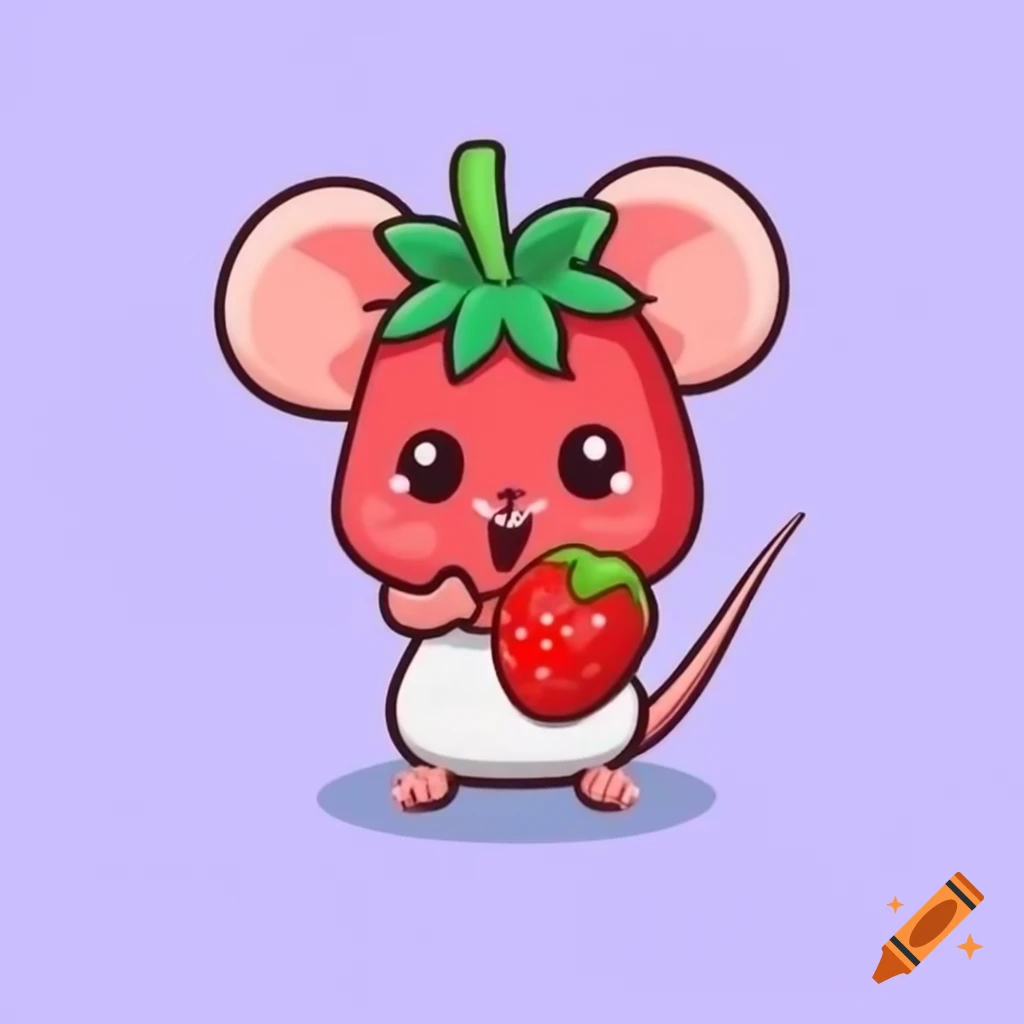 Cute mouse on craiyon