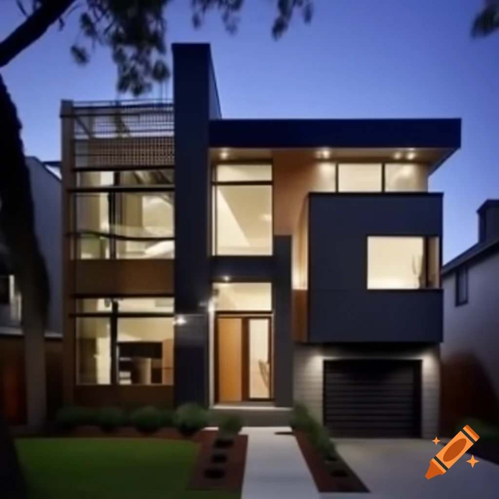 Modern architecture house design project
